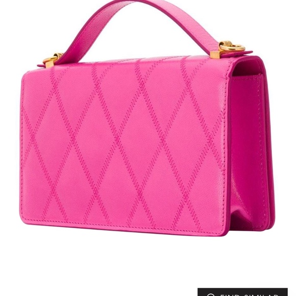 Givenchy Quilted Strap Wallet Bag Purse Sorbet Pink New - Picture 3 of 9
